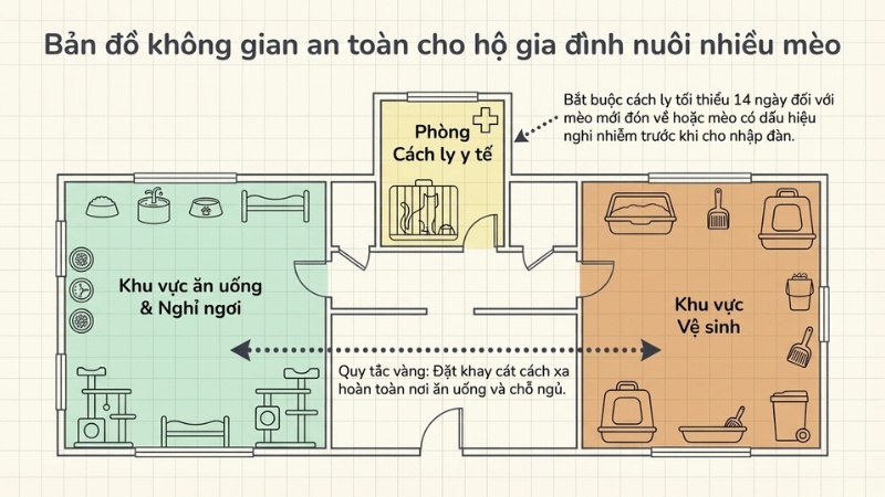 công tác vệ sinh không gian sống phải được thực hiện với tiêu chuẩn cao nhất